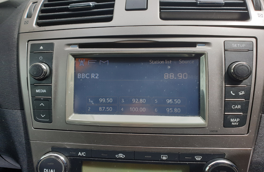 Toyota Avensis T4 D4D CD Player
